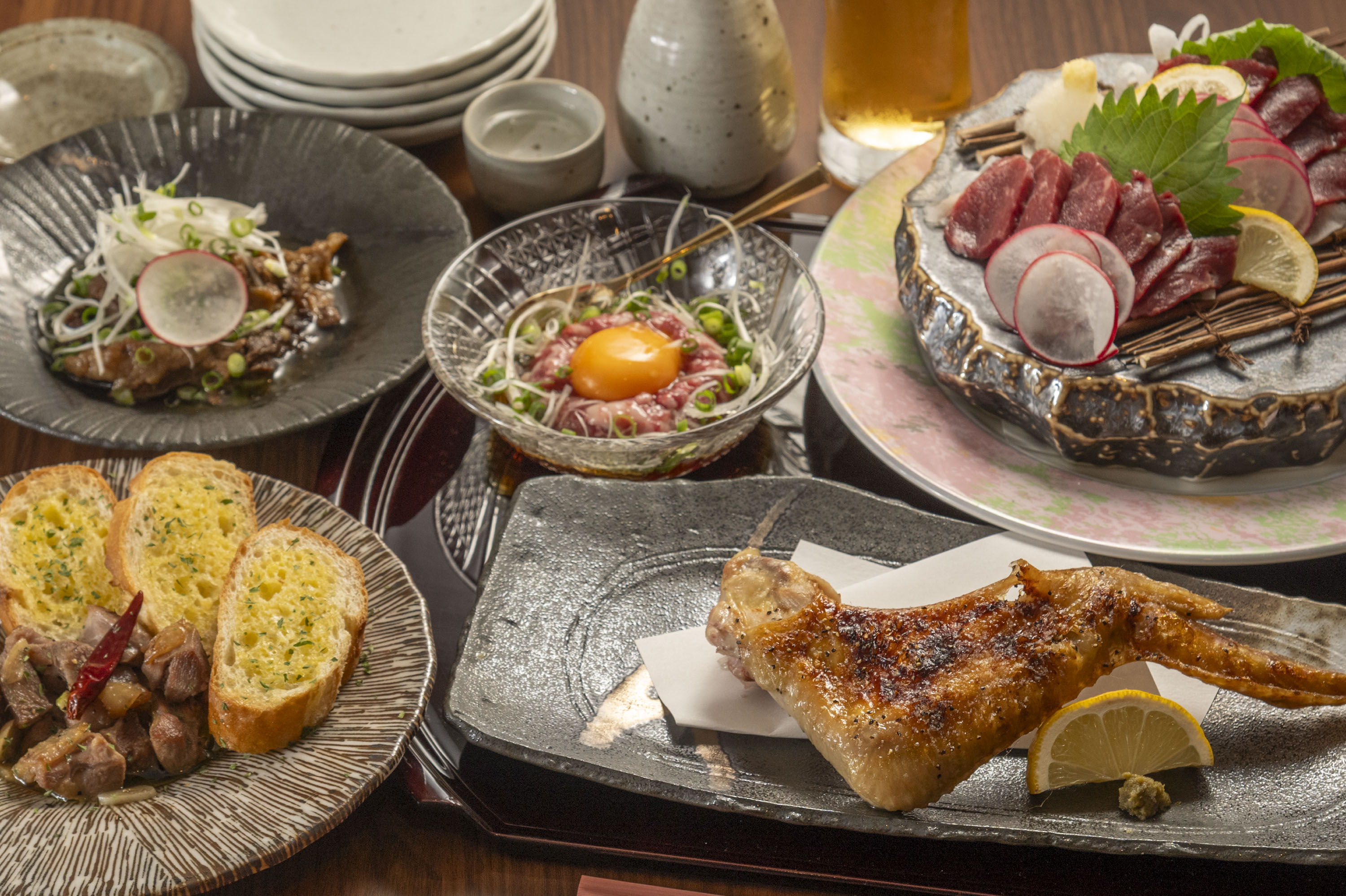 食彩酒房 天草｜熊本食材×青森の味｜馬刺し・天草大王・車エビが